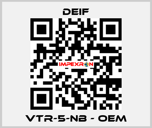 VTR-5-NB - OEM Deif