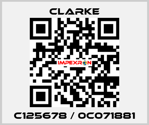 C125678 / 0C071881 Clarke