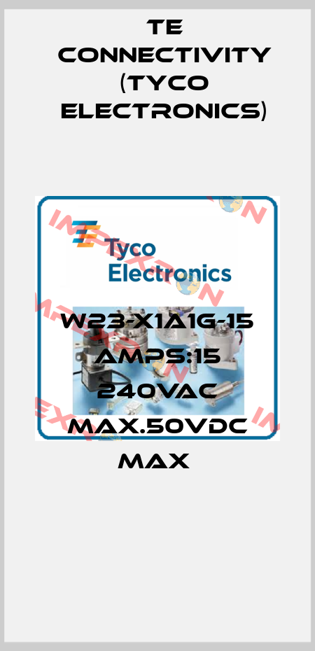 W23-X1A1G-15 AMPS:15 240VAC MAX.50VDC MAX  TE Connectivity (Tyco Electronics)