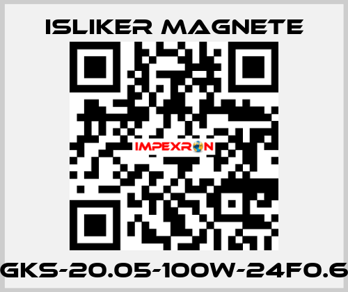 GKs-20.05-100W-24F0.6 ISLIKER MAGNETE