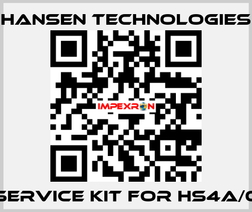 Service kit for HS4A/0 HANSEN TECHNOLOGIES