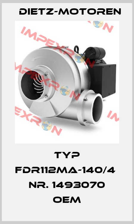 Typ FDR112Ma-140/4  NR. 1493070 OEM Dietz-Motoren