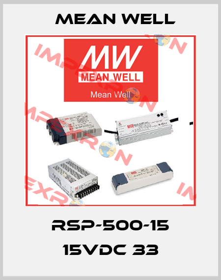 RSP-500-15 15VDC 33 Mean Well