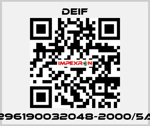 296190032048-2000/5A Deif