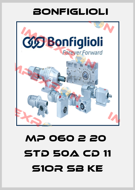 MP 060 2 20  STD 50A CD 11 S1OR SB KE Bonfiglioli