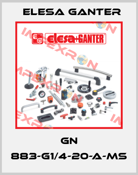 GN 883-G1/4-20-A-MS Elesa Ganter
