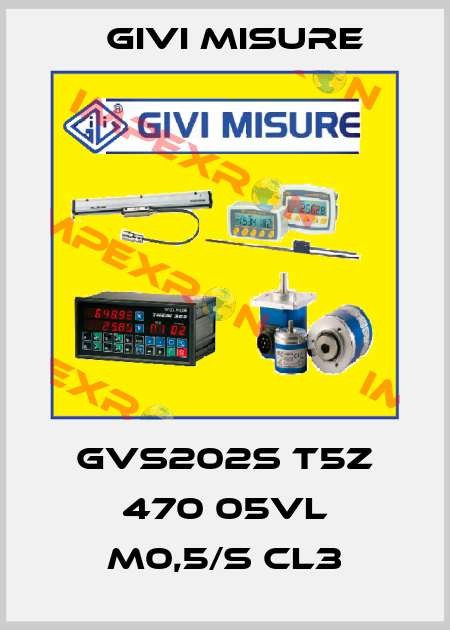 GVS202S T5Z 470 05VL M0,5/S CL3 Givi Misure