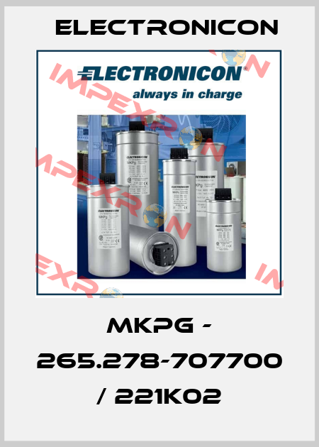 MKPg - 265.278-707700 / 221K02 Electronicon