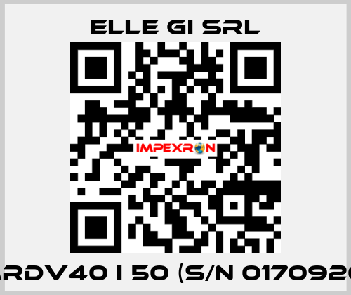 MRDV40 I 50 (s/n 0170920) ELLE GI SRL