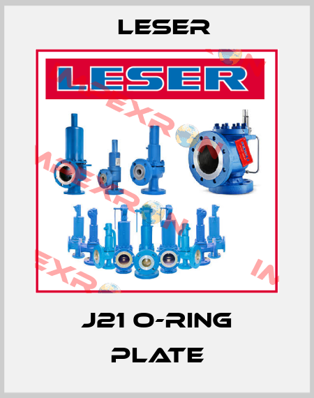 J21 O-ring plate Leser