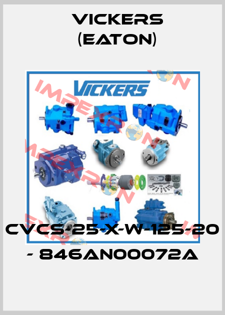 CVCS-25-X-W-125-20 - 846AN00072A Vickers (Eaton)
