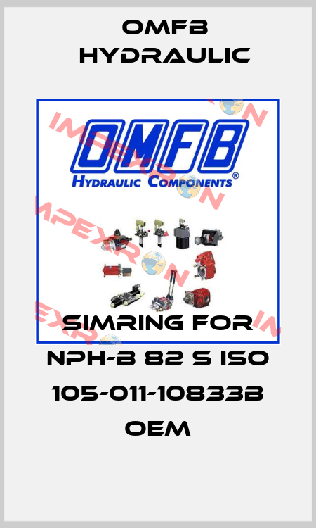 simring for NPH-B 82 S ISO 105-011-10833B OEM OMFB Hydraulic