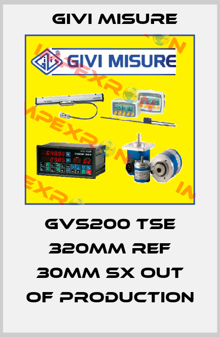 GVS200 TSE 320mm REF 30mm SX out of production Givi Misure