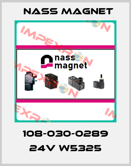 108-030-0289 24V W5325 Nass Magnet