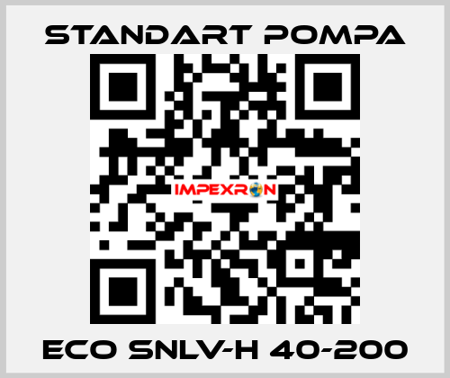 ECO SNLV-H 40-200 STANDART POMPA