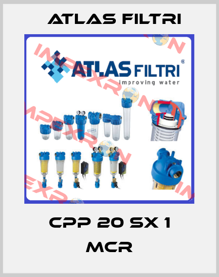 CPP 20 SX 1 mcr Atlas Filtri
