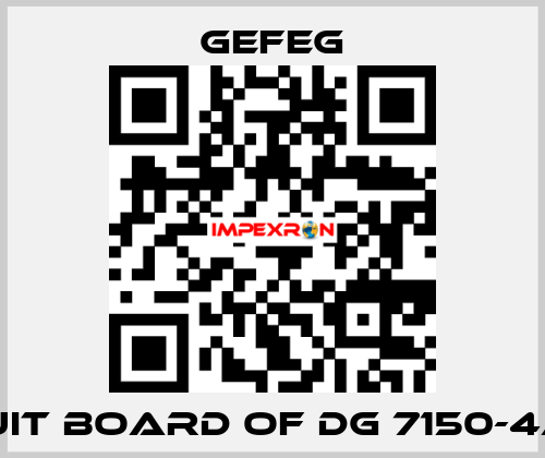 circuit board of Dg 7150-4AY-RL Gefeg