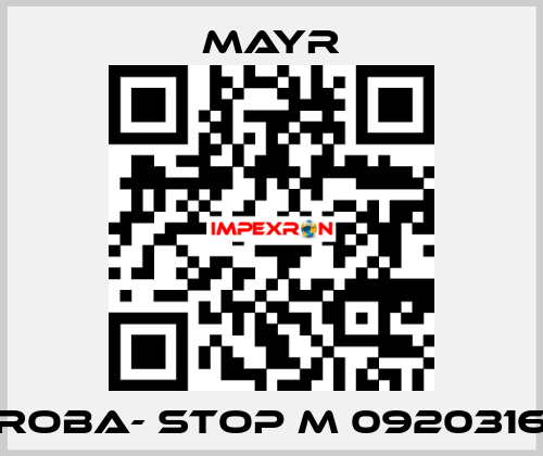 ROBA- stop M 0920316 Mayr