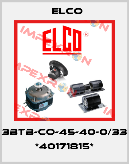3BTB-CO-45-40-0/33 *40171815* Elco