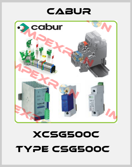 XCSG500C TYPE CSG500C   Cabur