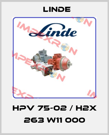 HPV 75-02 / H2X 263 W11 000 Linde