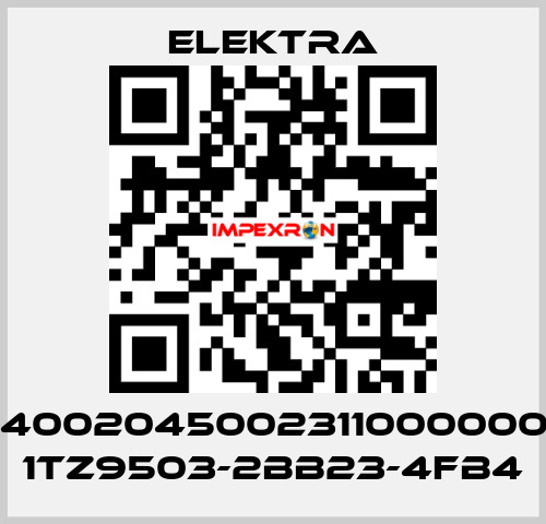 04002045002311000000 / 1TZ9503-2BB23-4FB4 ELEKTRA