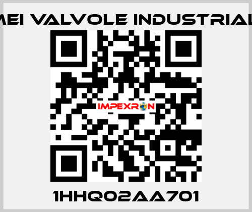 1HHQ02AA701 MEI VALVOLE INDUSTRIALI