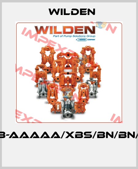 XPX8-AAAAA/XBS/BN/BN/0014  Wilden