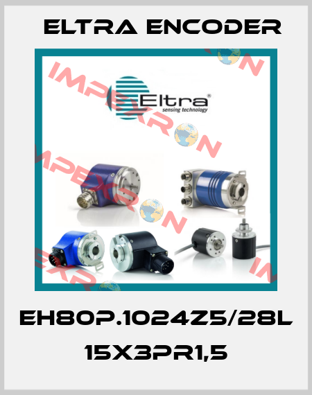 EH80P.1024Z5/28L 15X3PR1,5 Eltra Encoder