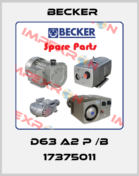 D63 A2 P /B 17375011 Becker