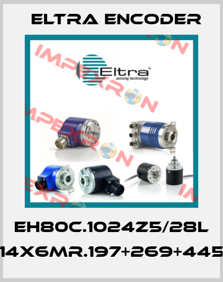 EH80C.1024Z5/28L 14X6MR.197+269+445 Eltra Encoder