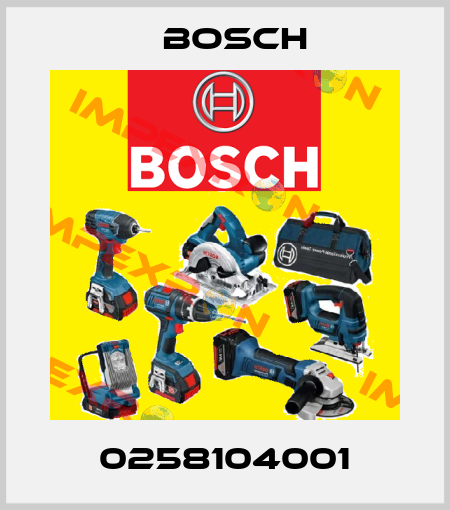 0258104001 Bosch