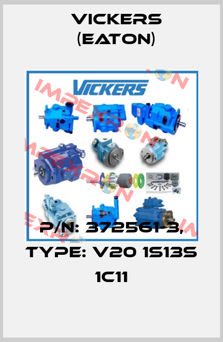 P/N: 372561-3, Type: V20 1S13S 1C11 Vickers (Eaton)