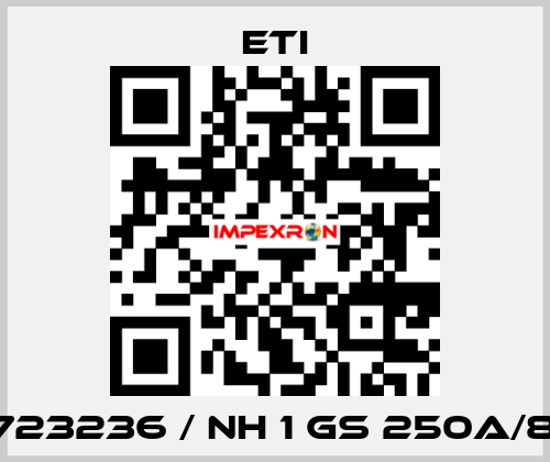 004723236 / NH 1 gS 250A/800V Eti