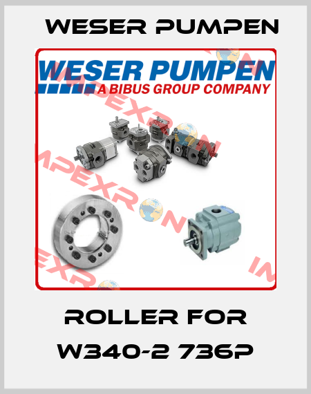 roller for W340-2 736P Weser Pumpen