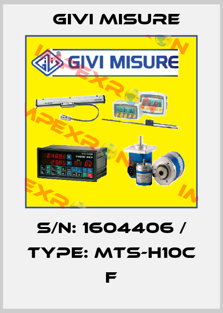 S/N: 1604406 / TYPE: MTS-H10C F Givi Misure