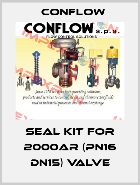 seal kit for 2000AR (PN16 DN15) valve CONFLOW
