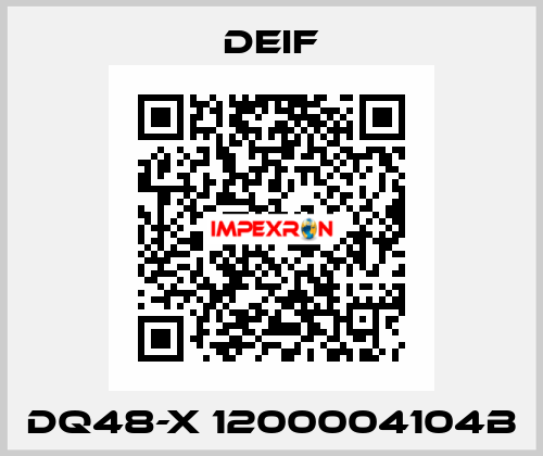 DQ48-X 1200004104B Deif