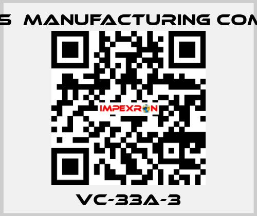 VC-33A-3 VI- CAS  Manufacturing Company