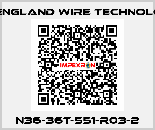 N36-36T-551-R03-2 New England Wire Technologies