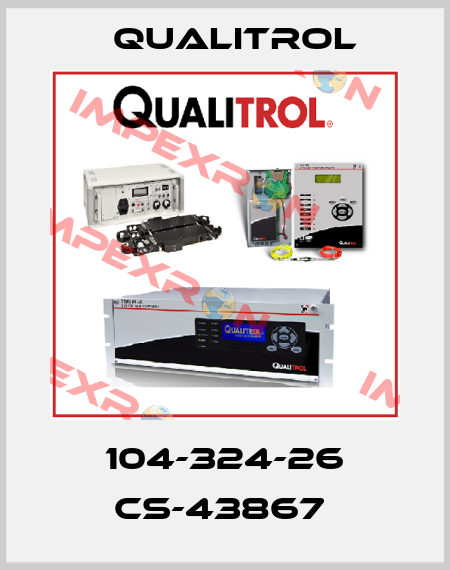 104-324-26 CS-43867  Qualitrol