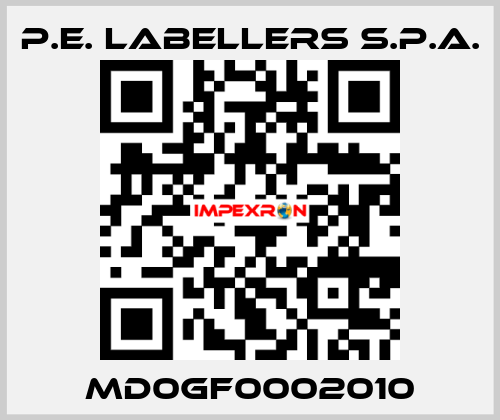 MD0GF0002010 P.E. Labellers S.p.a.