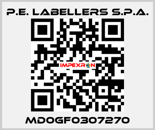 MD0GF0307270 P.E. Labellers S.p.a.