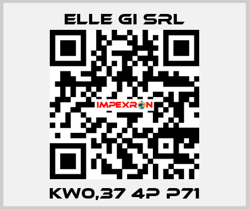 Kw0,37 4p p71 ELLE GI SRL