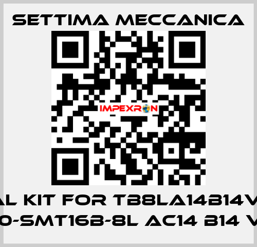 Seal kit for TB8LA14B14VRF1 (GR20-SMT16B-8L AC14 B14 V RF1) Settima Meccanica