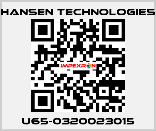 U65-0320023015 HANSEN TECHNOLOGIES