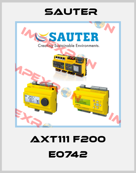 AXT111 F200 E0742 Sauter