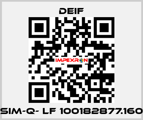 SIM-Q- LF 100182877.160 Deif