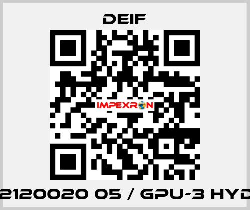 2912120020 05 / GPU-3 Hydro Deif