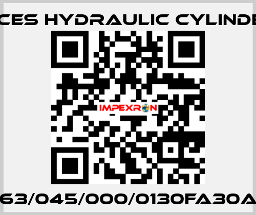 CH0063/045/000/0130FA30AIX3/S Grices Hydraulic Cylinders